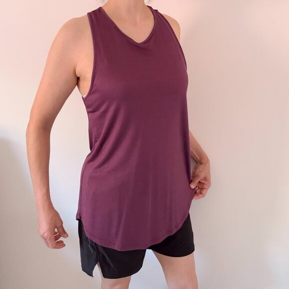 Plum Purple NWT Tank Top XS/S Yoga Workout Activewear - Picture 3 of 16